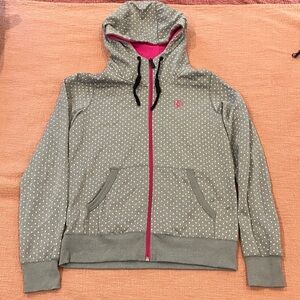 Volcom med wm’s Polka Dot zip up hoodie sweater / Jacket